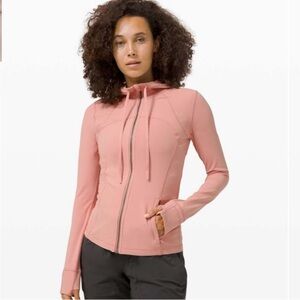 Lululemon Athletica Light Pink Zip-Up Hoodie